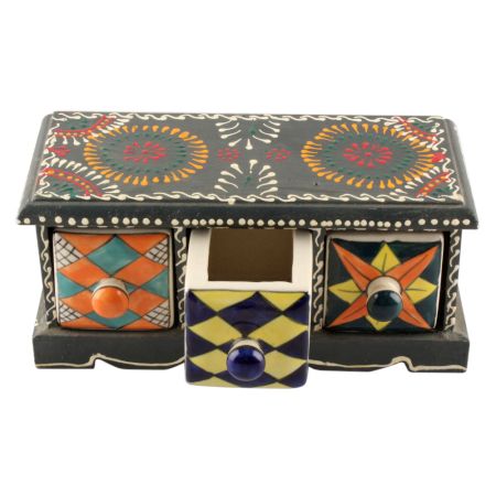 Spice Box-1444 Masala Rack Container Gift Item
